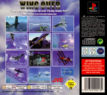 Wing Over (JP) box cover back